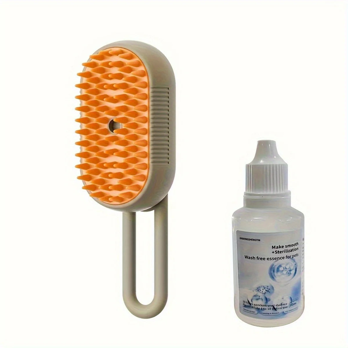 3-in-1 Electric Pet Bath Brush - Grooming Tool with Steamy Massage & Anti-Splash Spray for Easy Washing & Deshedding