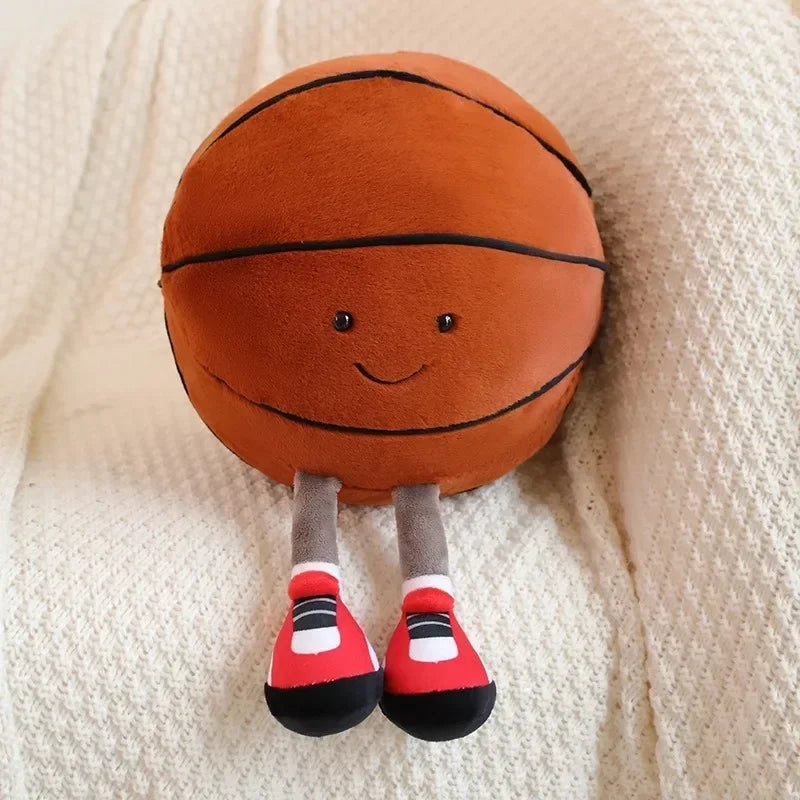 football doll, basketball plush toy, creative football doll, pillow, pet ball, dog and cat interactive toy