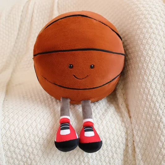 football doll, basketball plush toy, creative football doll, pillow, pet ball, dog and cat interactive toy