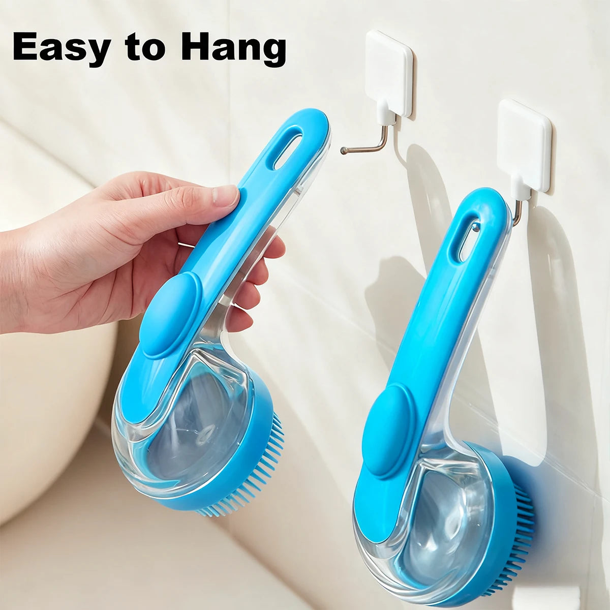 Pet Bath Brush - Soft Bristle Pet Grooming Tool for Dogs And Cats