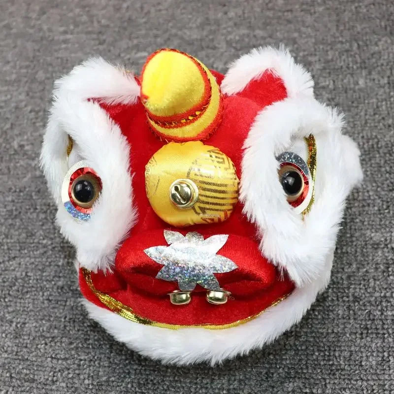 Chinese Style Chinese New Year Visiting Clothing Chinese New Year Lion Dance Pet Clothes Warm Winter Outfits for Cats Dogs