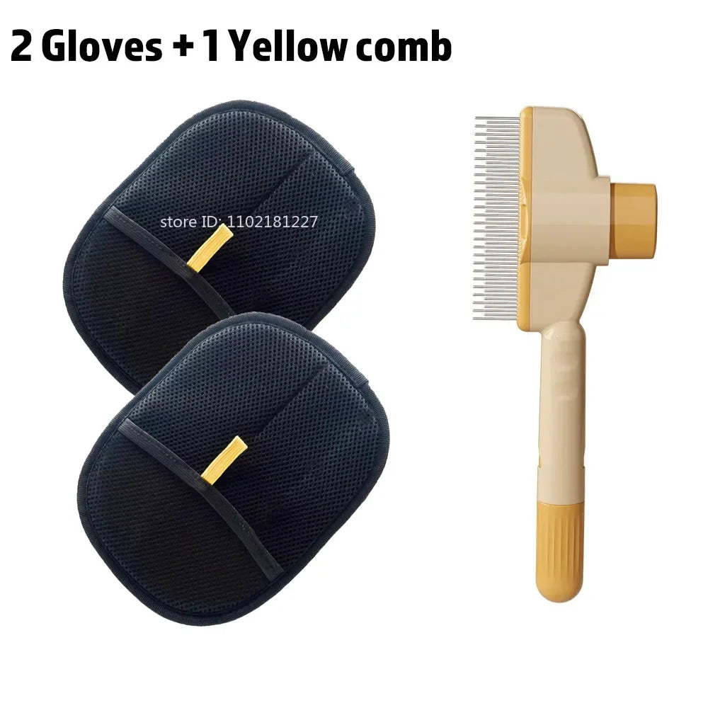 Dog Hair Remover Brush Cat Dog Hair Grooming And Care Comb For Long Hair Pet Removes Hairs Cleaning Bath Brush Supplies