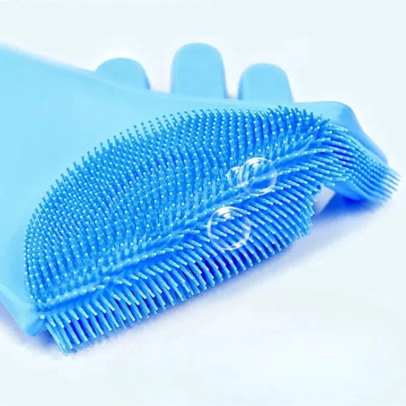 Silicone Bathing Glove for Cats - Gentle Pet Bath Brush and Massager - Efficient Cat Grooming Tool Shampoo brush