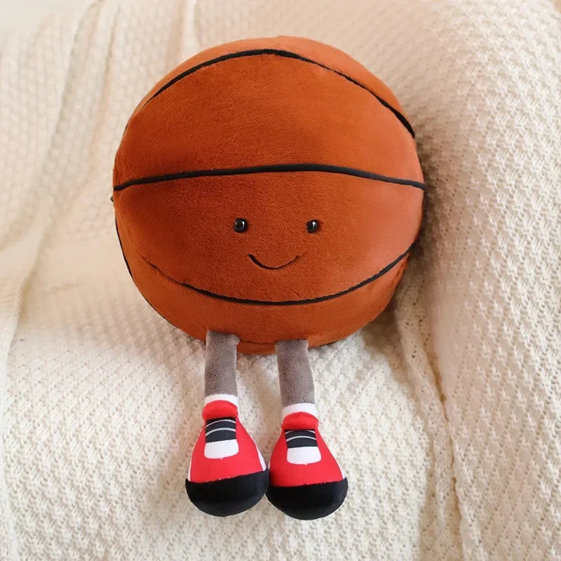 football doll, basketball plush toy, creative football doll, pillow, pet ball, dog and cat interactive toy
