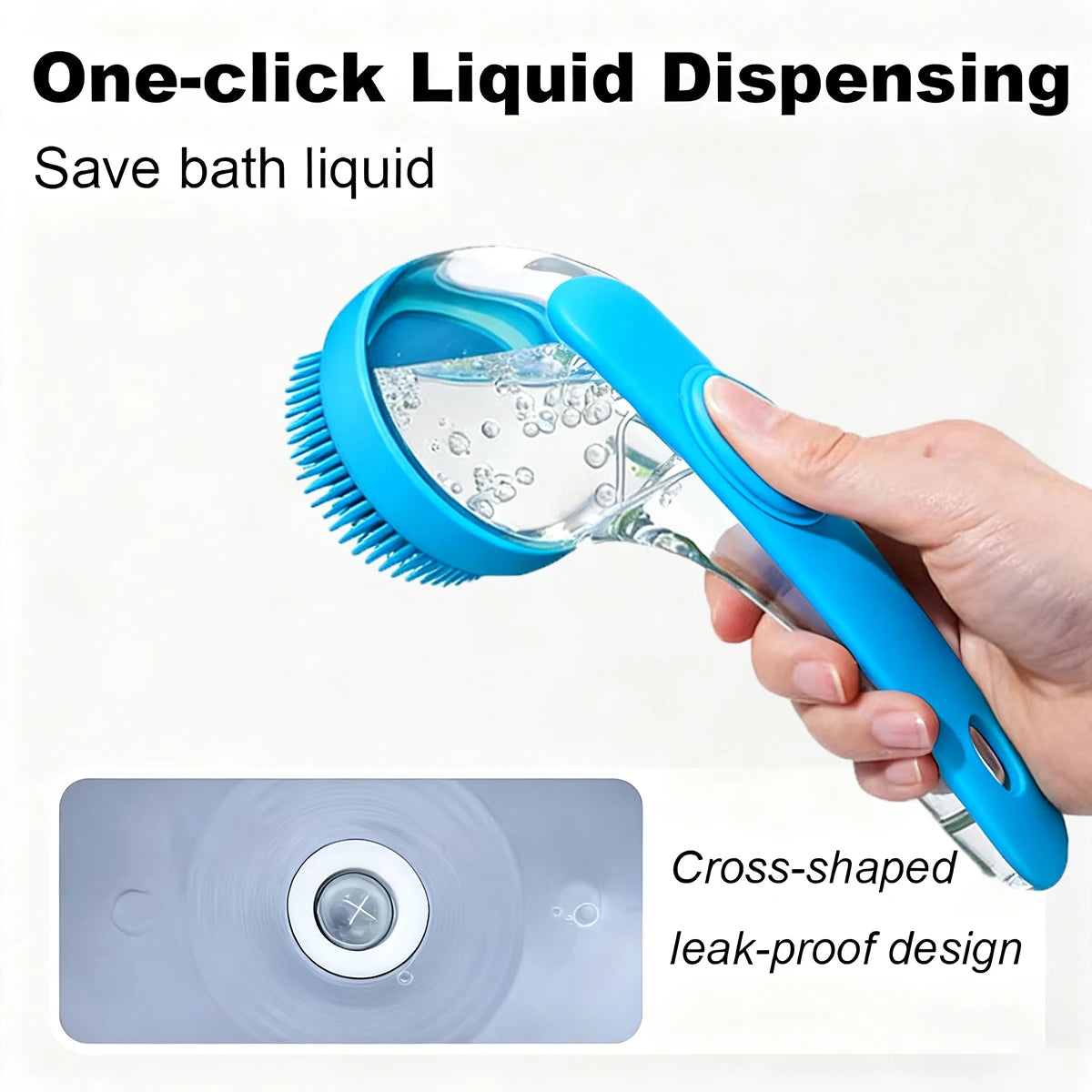 Pet Bath Brush - Soft Bristle Pet Grooming Tool for Dogs And Cats