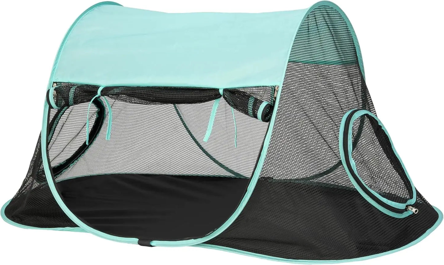 Outdoor Catio Furniture and Play Kits for Cats, 20' Tunnel