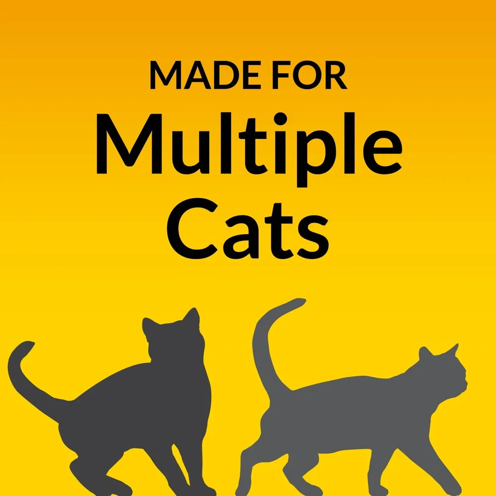 Multi-Cat Non-Clumping Cat Litter 48lb Odor Control Low Dust Clay Litter 24/7 Performance Moisture Absorption Fresh Scent