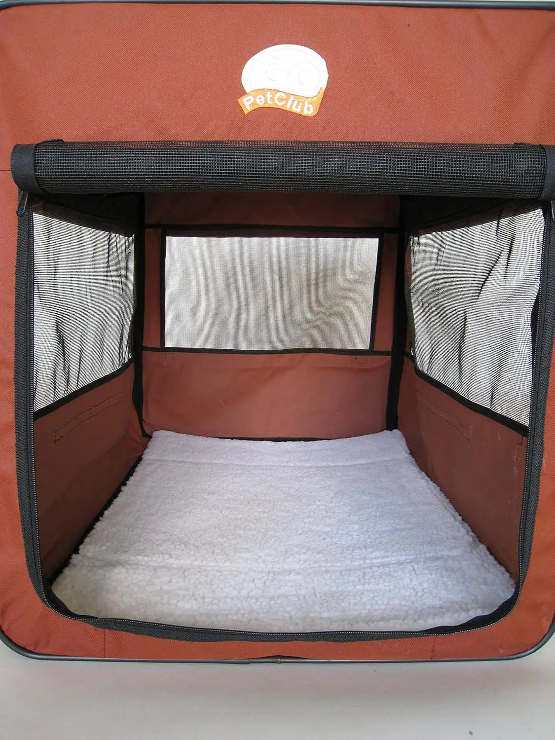 32" Soft Collapsible Dog Crate, Portable Pet Carrier with Thick Padding for Indoor & Outdoor Use, Foldable Kennel Cage