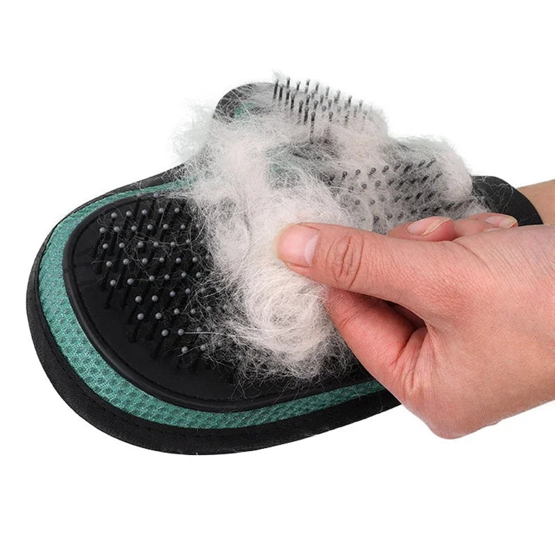 Pet bath massage jerking cat gloves Cat Dog Massage Bathing Cleaning Grooming Supplies Silicone Hair Sticking Removal Brush