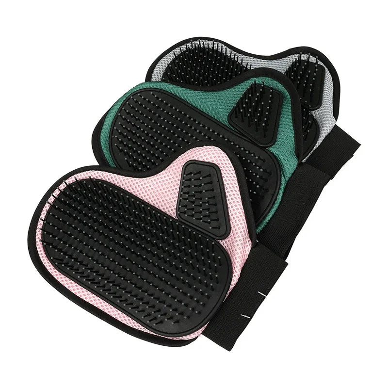 Pet Supplies bath massage jerking gloves Cat Dog Massage Bathing Cleaning Grooming Supplies Silicone Hair Sticking Removal Brush