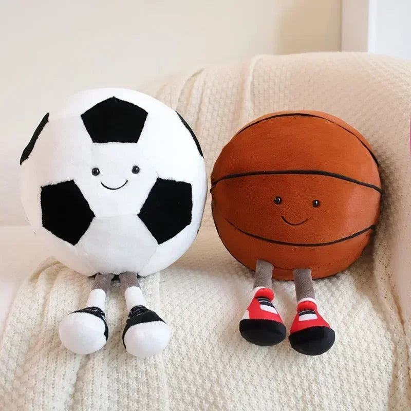 football doll, basketball plush toy, creative football doll, pillow, pet ball, dog and cat interactive toy