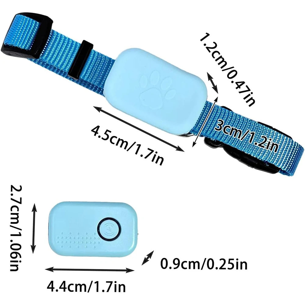 Pet GPS Tracker with Adjustable Collar Cat Locator Smart Pet Locator for Dogs and Cats