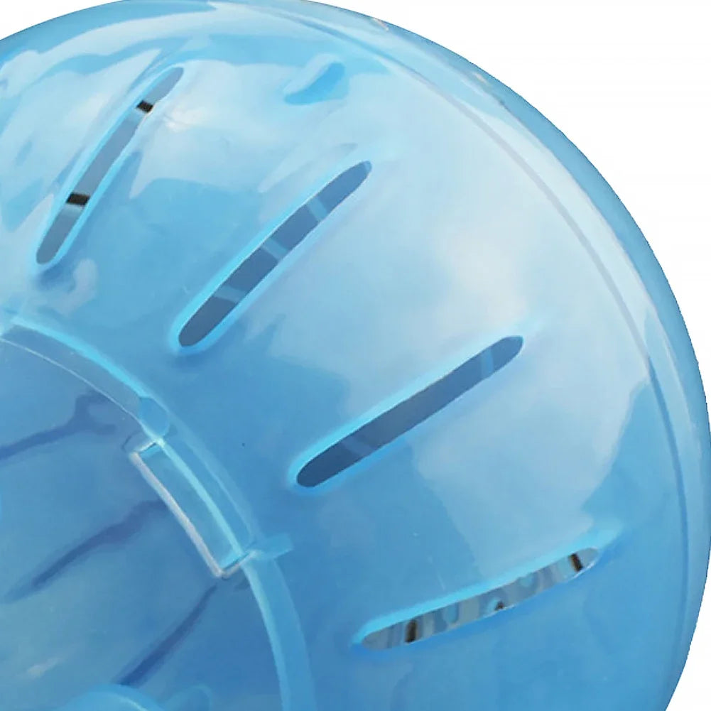 Clear Plastic Pet Rodent Mini Jogging Ball Hamster Exercise Running Ball Toys Small Animal Toy Play House Exercise Toy