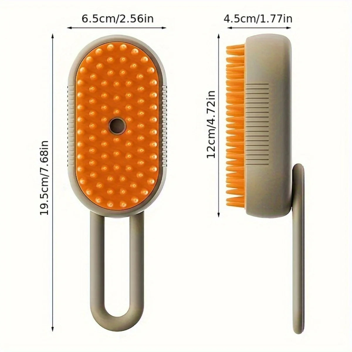 3-in-1 Electric Pet Bath Brush - Grooming Tool with Steamy Massage & Anti-Splash Spray for Easy Washing & Deshedding