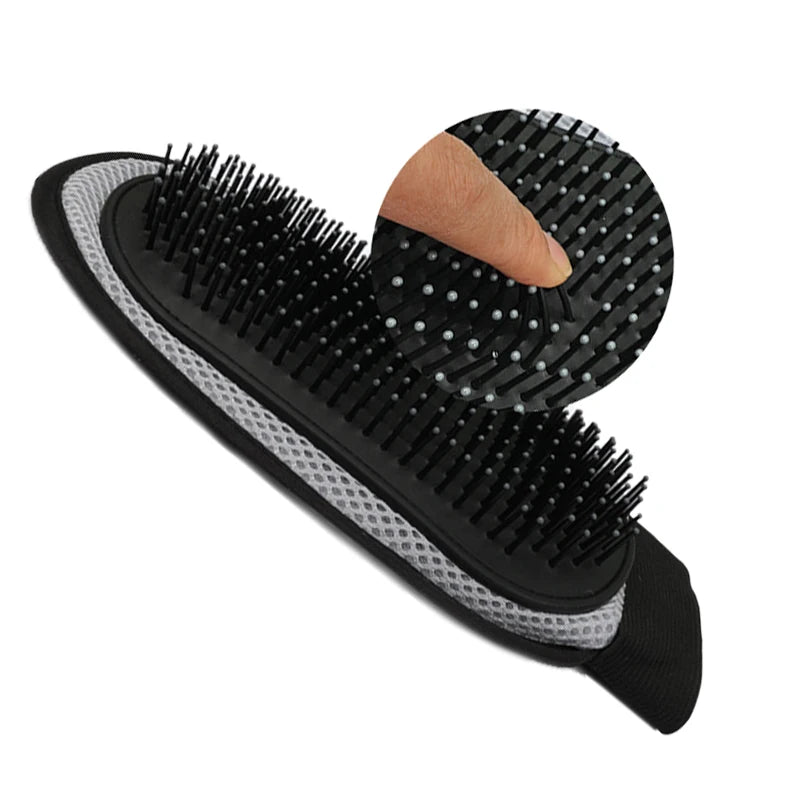 Pet bath massage jerking cat gloves Cat Dog Massage Bathing Cleaning Grooming Supplies Silicone Hair Sticking Removal Brush