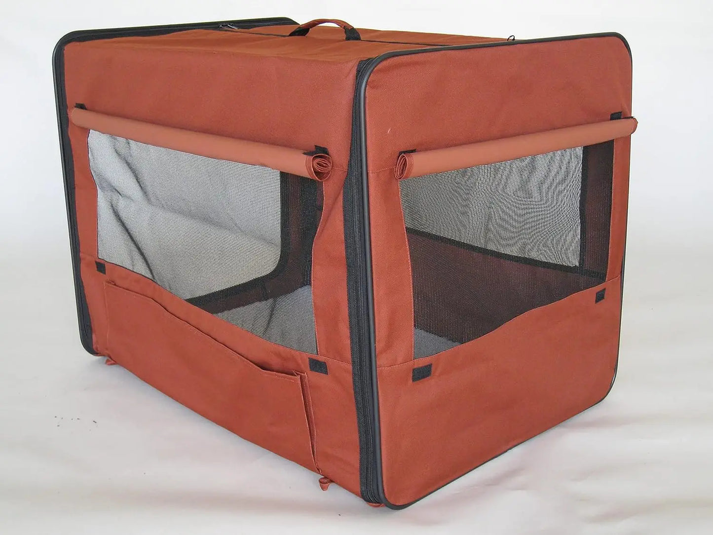 32" Soft Collapsible Dog Crate, Portable Pet Carrier with Thick Padding for Indoor & Outdoor Use, Foldable Kennel Cage