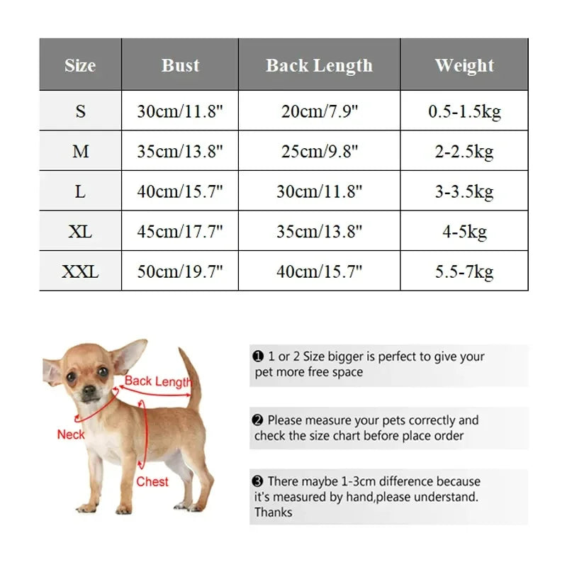 Pet dog clothes  Small Dogs Winter Warm Dog Coat Jacket Puppy Clothes Chihuahua Yorkie Dog Clothing Outfit Pet Supplies Dachsund