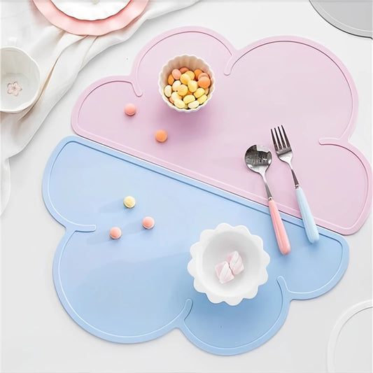 Food Feeding Pad Puppy Feeder Tray Water Cushion Placemat Silicone Pet Feeding Dog Cat Bowl Food Mat Non-Stick Waterproof Pet