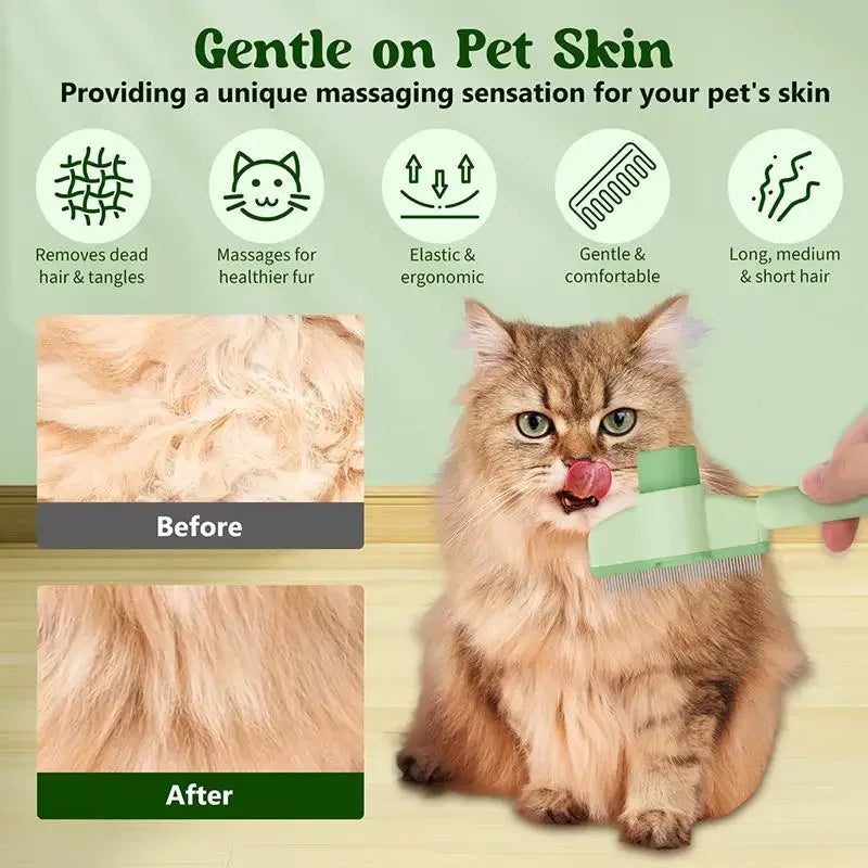 Dog Hair Remover Brush Cat Dog Hair Grooming And Care Comb For Long Hair Pet Removes Hairs Cleaning Bath Brush Supplies