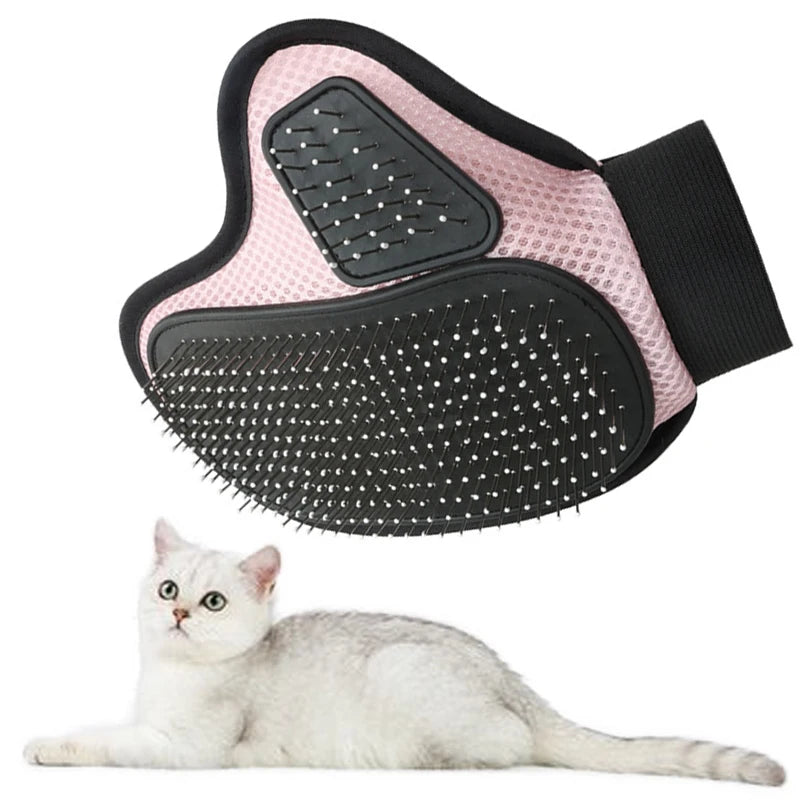 Pet bath massage jerking cat gloves Cat Dog Massage Bathing Cleaning Grooming Supplies Silicone Hair Sticking Removal Brush