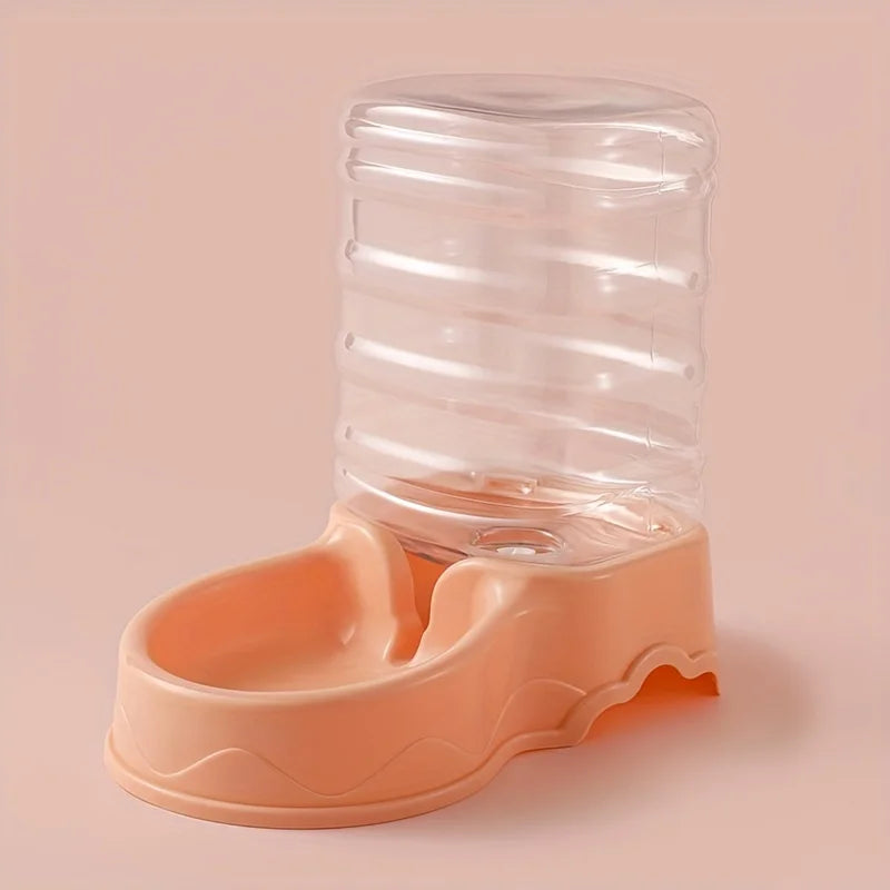 Pet automatic feeder cat drinking water bowl cat bowl dog bowl 3.8L large capacity grain storage barrel pet supplies
